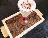A picture of step 5 of Banana almonds milkshake.