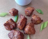 A picture of step 2 of Spicy chicken tandoori tikka fry.