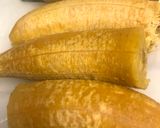 A picture of step 1 of Banana curry.