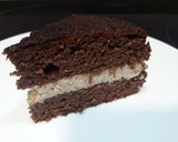 Foto del paso 11 de la receta Tarta de cumple! chocolate sin azúcar rellena de nata de coco