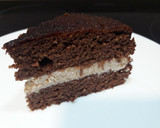 Foto del paso 11 de la receta: Tarta de cumple! chocolate sin azúcar rellena de nata de coco