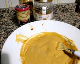 Foto del paso 4 de la receta Tacos de coliflor rellenos de pollo, huevo duro y zanahoria en salsa casera de mostaza y miel
