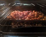 A picture of step 3 of Squash, spinach and chickpea salad.