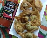 A picture of step 4 of Chicken Wonton.