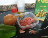 Foto del paso 1 de la receta: Carne picada con pimientos