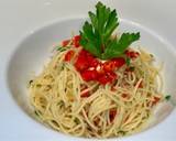 Spaghetti aglio e olio ala sih iin langkah memasak 7 foto