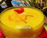 A picture of step 7 of Kesar Mango Milkshake.