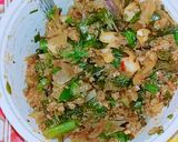A picture of step 2 of Fish baked samosa puff.