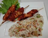 A picture of step 11 of Kasturi Kabab With Chicken Vegetable Fried Rice.