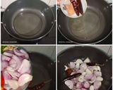 A picture of step 1 of Paneer Angara.