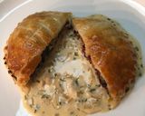 A picture of step 10 of Cranberry, leek and apricot strudel.