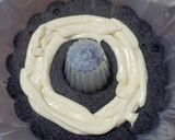 Foto langkah ke 4 dari resep Bolu kukus ketan hitam keju lumer.