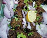 A picture of step 6 of Behari kabab(Eid Special).