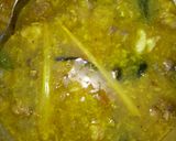 Foto langkah ke 3 dari resep Bubur Nasi Kuah Kuning.