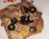 Pas rețetă Pizza cu aluat de pâine 3 fotografie