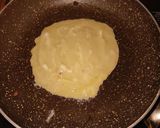 A picture of step 3 of Sooji(Semolina) Patisapta - Coconut stuffed Bengali style.