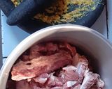 Foto langkah ke 1 dari resep Tongseng daging kambing tanpa santan.