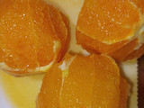 Palitos de frutillas y naranjas