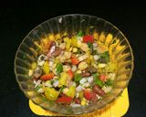 A picture of step 4 of Mexican Beans Salad.