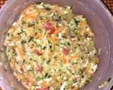 Foto del paso 2 de la receta: Tortitas de zucchini y zanahoria