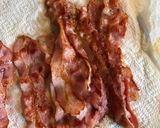 Hình bước làm 4 của món Bánh mì kẹp cho buổi sáng (nấm,trứng,thịt xông khói,đậu)