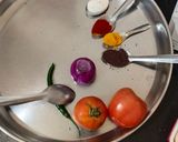 A picture of step 1 of Sam {lima beans} ke sabji.