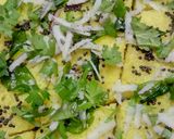 A picture of step 4 of Dhokla !!.