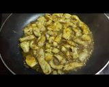 Foto del paso 2 de la receta Pollo con cúrcuma, champiñones y vino tinto