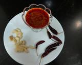 Red chili garlic chutney recipe step 3 photo