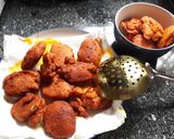 A picture of step 8 of Akara elepo.