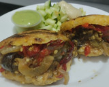 Foto del paso 14 de la receta: Arepas🥙rellenas con salteado de berenjenas y pimientos tatemados🍆🫑🧅