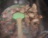 A picture of step 6 of Magolian Chicken.