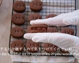 A picture of step 14 of Chocolate Sandwich Cookies / Crispy Cocoa Cookies filled with a Smooth Chocolate Cheese Cream.