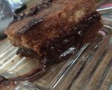 Foto langkah ke 11 dari resep Triple Choco Banana Brownies.