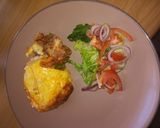 A picture of step 9 of Pilchards and mash.