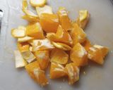 Foto del paso 1 de la receta: Budín de naranja marmolado
