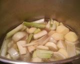 A picture of step 5 of Chicken stock.