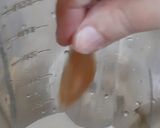 A picture of step 1 of Chikoo shake.