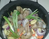 Foto del paso 3 de la receta: Tiburón en caldo de verduras🐟🍅🍋🍄🌽🍲😍😍😙😙😋😋