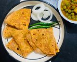A picture of step 5 of Carrot Roti.