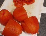 Une image de l'étape 2 de Billes de tomate 🍅 basilic en cuisine moléculaire.