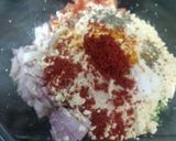 A picture of step 2 of Mix veg pakora.