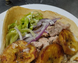 Foto del paso 19 de la receta: Wrap🥬de berenjena🍆bbq, cerdo🍖y salsa🧆mayo mostaza🌮🌯🥙
