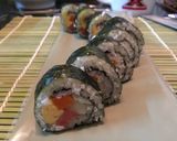 Hình bước làm 5 của món Kimbab
