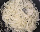 A picture of step 1 of Pan fried Steak and Balsamic Onions.