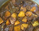 A picture of step 16 of Veal Biryani (Bachia ke gosht ki biryani).