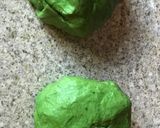 A picture of step 4 of Tri colour bread.