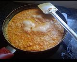 A picture of step 2 of Gajar halwa.