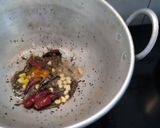 A picture of step 1 of Dal Palak.