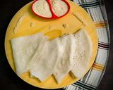 A picture of step 6 of Neer dosa.